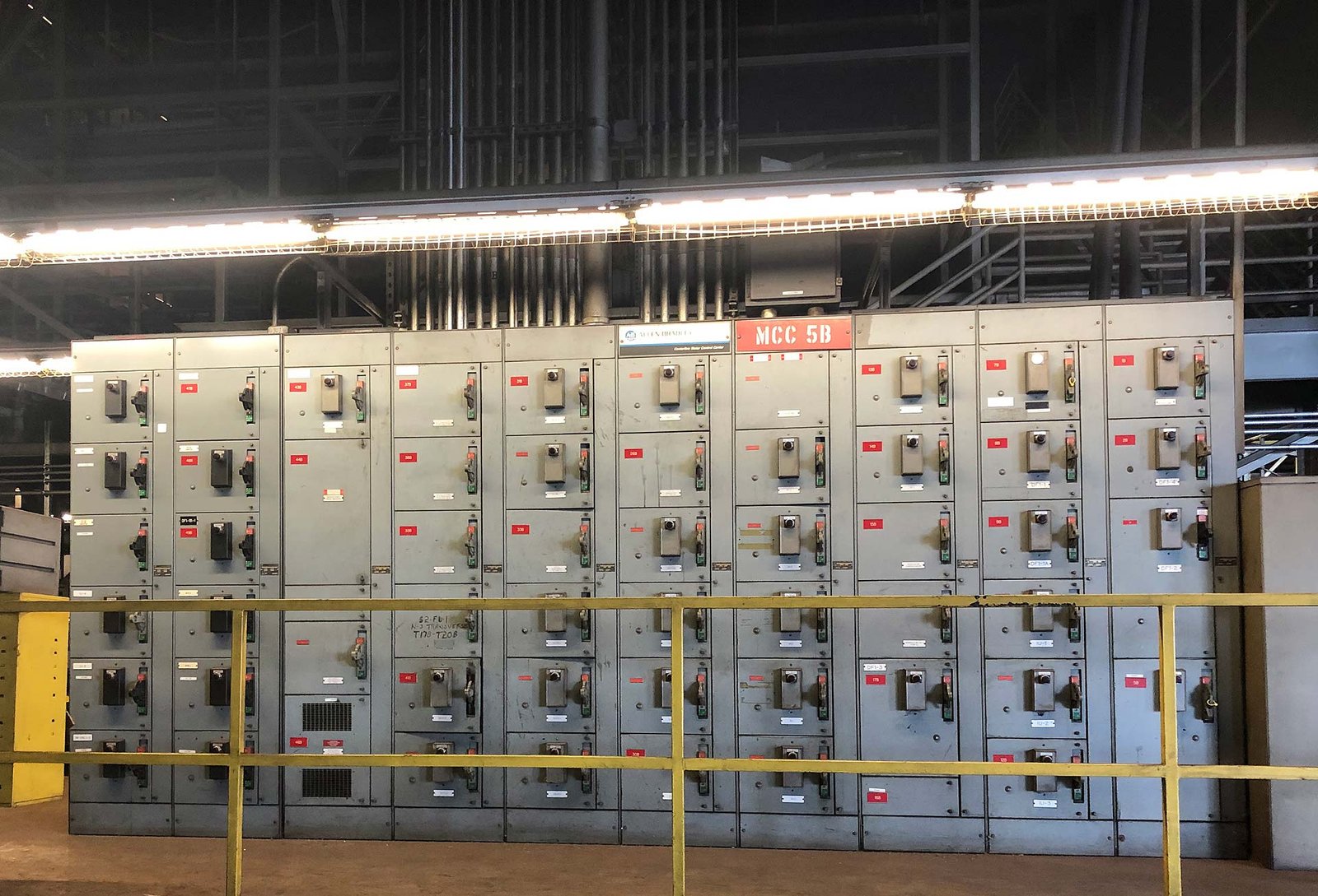 photo of a large power control panel